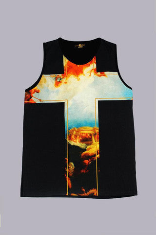 ART CROSS BLACK TANK